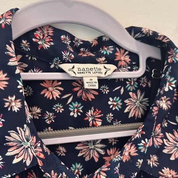 Nanette Lepore Sz 8 Flow-y Floral Dress - Picture 2 of 5